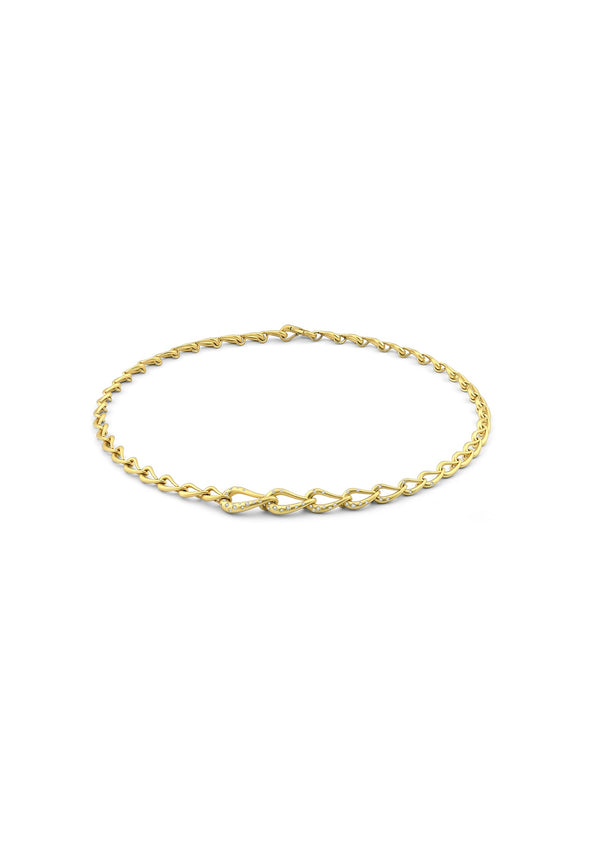 Avanos Necklace 18K Gold & Diamonds