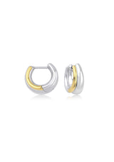 Den Earrings 18K Gold & Silver