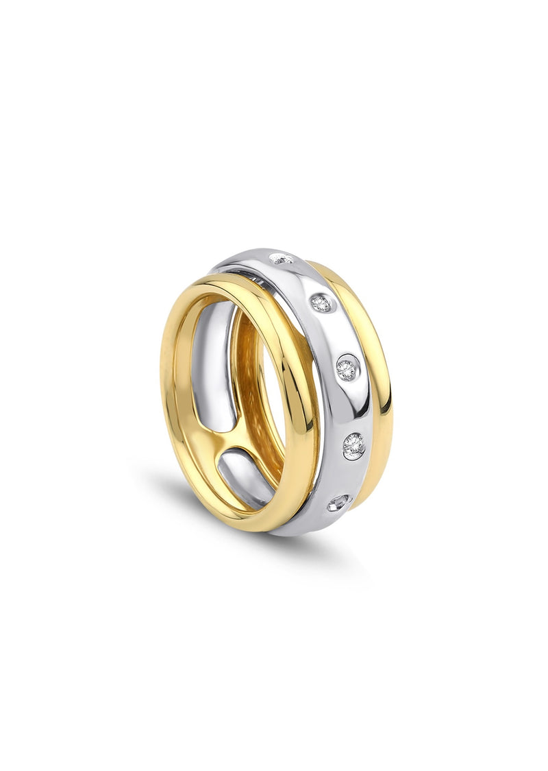 Sacred Ring 18K Gold & Diamonds