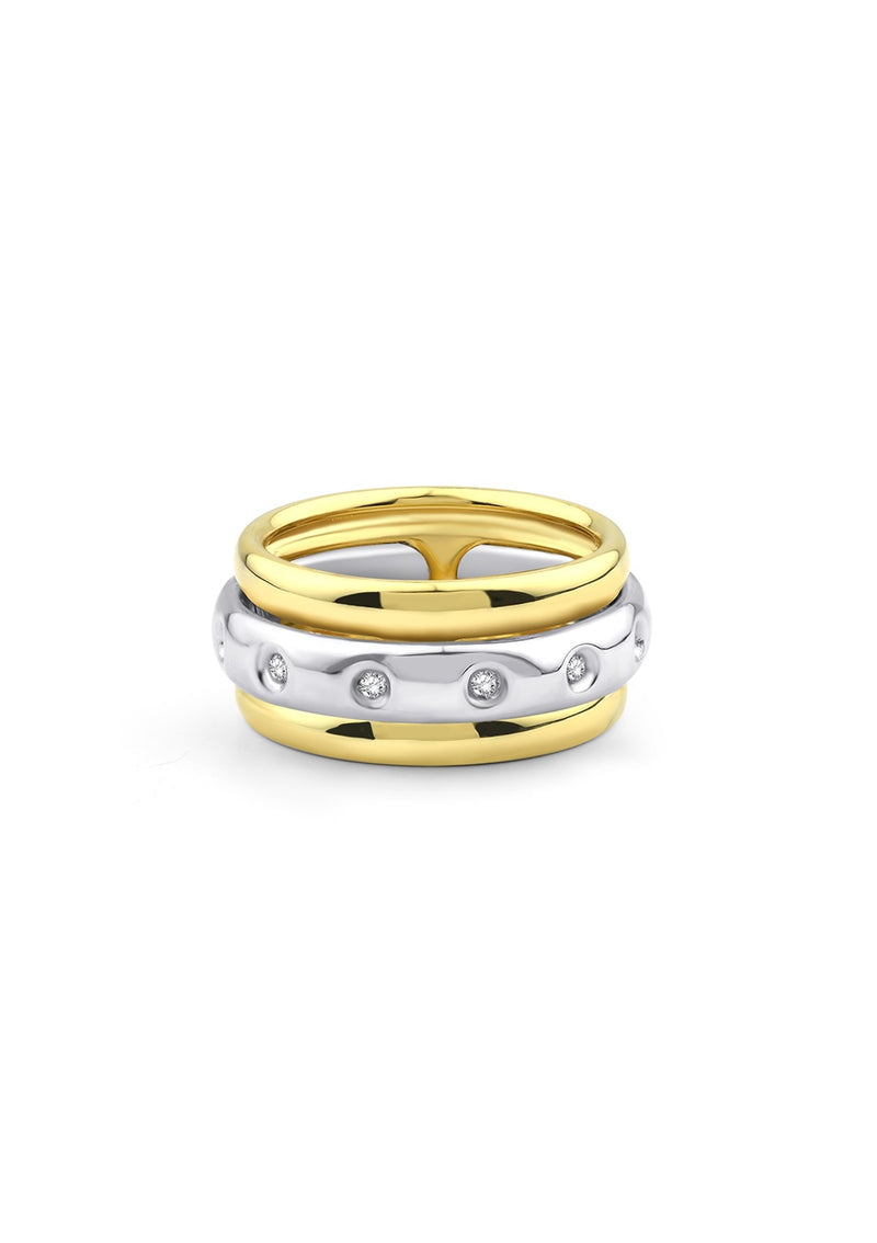 Sacred Ring 18K Gold & Diamonds