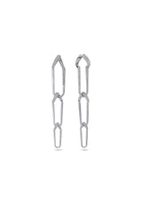 Sequence Earrings 18K White Gold & Diamonds