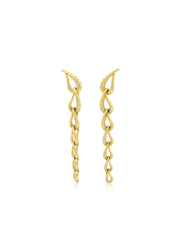 Serena Earrings 18K Gold & Diamonds