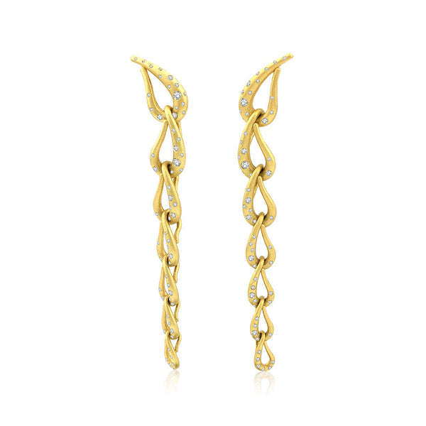 Serena Earrings 18K Gold & Diamonds