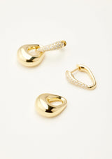 Drop Earrings 18K Gold & Diamonds