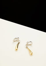 Moment Earrings 18K Gold & Silver